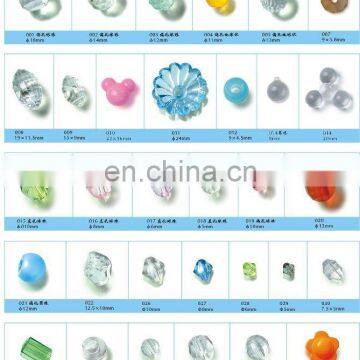 transparent acrylic beads