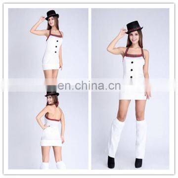 Fantasy design sexy snowman olaf mascot costume for adult