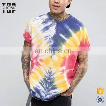 China suppliers 2017 oversized t-shirt with tie dye t-shirts for men