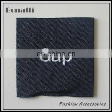 fashion plain woven label for sportswear