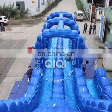 Commerical cheap giant wave inflatable water slide for sale