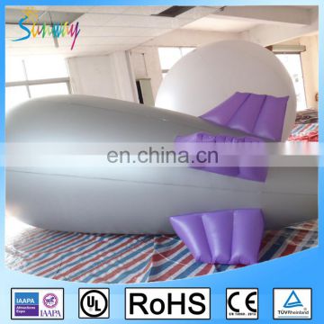 Large Cheap Pvc Inflatable Helium Blimp Customized Airship Balloon for Sales PVC Advertising Inflating Airship Balloon