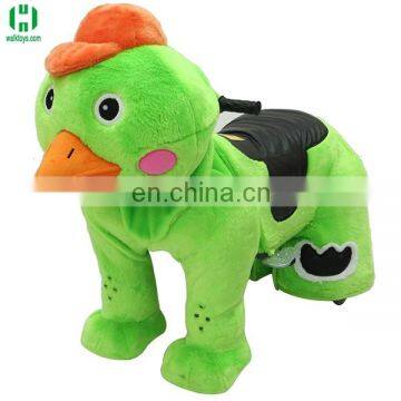 HI Plush Motorized Remote Control Duck Electric Ride on Animals photo-4