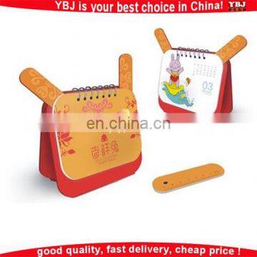 Custom High Quality Wholesale Desk / Wall Calendar Printing Professional Color 2016 Desk Calendar Printing Digital Wall Calendar photo-3