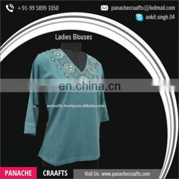 Ladies T-shirts Tops Blouse for Summers photo-3