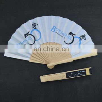 Wholesale folding spanish wood hand held promotional fans