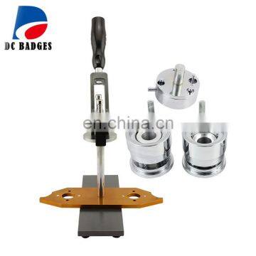 High Quality Rotary 1" 25mm Pin Badge Manual Metal Button Maker Machine Badge Making Press Machine photo-2