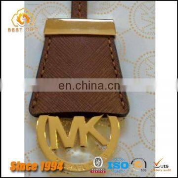 Hot Sell Cheap Brown SaffIano Leather Luggage Tag