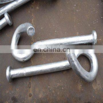 HDG carbon steel pigtail bolt