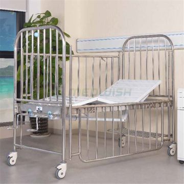 AG-CB014 Stainless steel pediatric hospital children hospital beds for sale