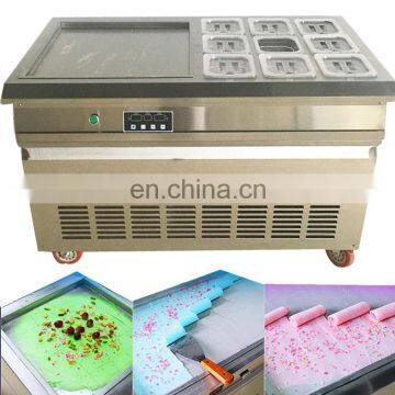 Double Pan Fried Ice Cream Roll Machine-Ycs Rolled Ice Cream Machine