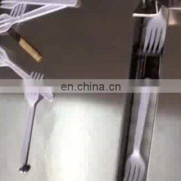 KD-450 High Efficiency Spoon Fork Pillow Packaging Plastic Spoon Packing Machine