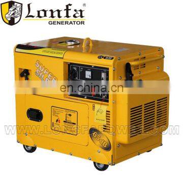 6.5kva super silent gasoline generator astra korea with CE