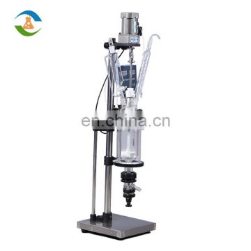 1L Laboratory Double Wall Jacketed Glass Reactor