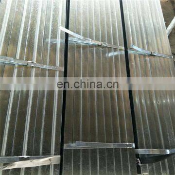 Plastic galvanized fence panels black square tube8 with high quality