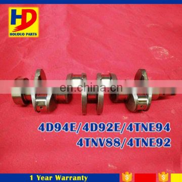 Cast Iron 4TNV88 Crankshaft Diesel Engine Parts