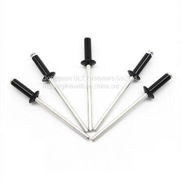 Custom Rivets Black Anodized Blind Rivet Aluminum Steel Dome Head Pop Blind Rivet