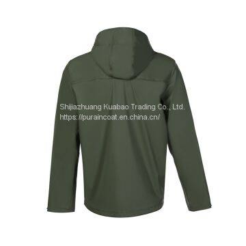 Мужской дождевой куртка Men Pu - KBM1010 photo-3