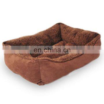 Brown Ripstop Dog Bed Cozy Dog Bed Orthopedic Luxury