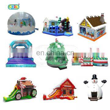 Christmas Inflatable Jumper Bouncer Jumping Bouncy Castle Bounce House