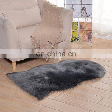 Ready Made Multi-color Choice Modern Fashion Soft Non-Slip Luxury Shaggy Fur Carpet Area Rug For Living Room photo-2