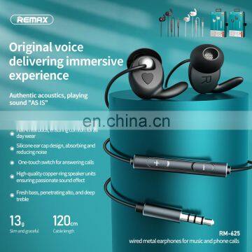 Remax RM-625 New Gold Plated Earbud Earphone With Hi- Res Audio Wired Earphone photo-6