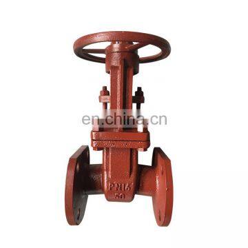 Russia standard carbon steel cast iron gate valve,flange type gate valves