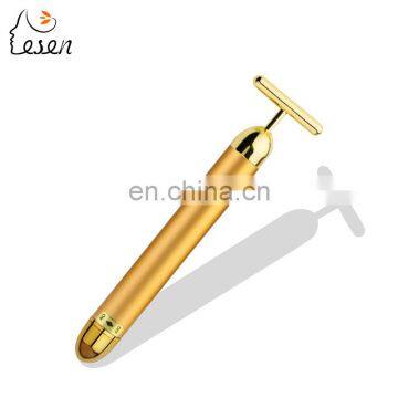 2021 Hot Sale Skin Iron 24k Gold Vibration Beauty Beauty Bar