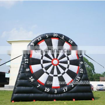 Outside big inflatable foot dart board game sports soccer play