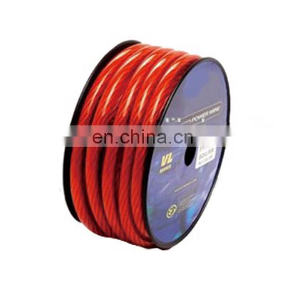 Frost and flexible car audio video 8 AWG battery cable car battery cables