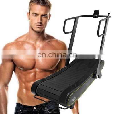 China Factory Treadmills curved design treadmill no motorized curved treadmill for sale