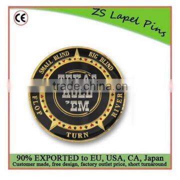 Free artwork design service custom Poker Coins and Card Guards