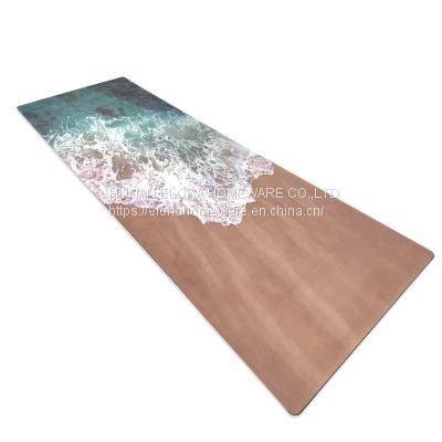 Custom Dye sublimation Fabric Rubber Yoga Mats Supplier