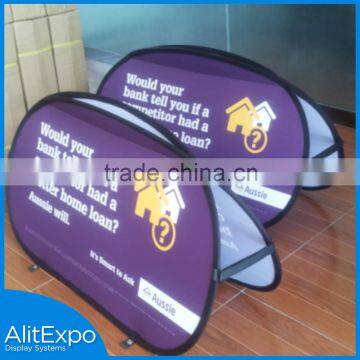 Outdoor trade show,promotion , event advertising Horizonal pull up banner