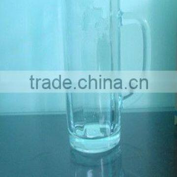 Mublimation glass beer mugs with handles wholesale