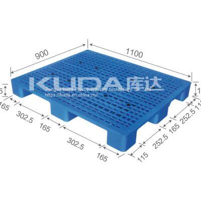 high-density virgin PE of china manufacturer 1109A WGJJ PLASTIC PALLET（BUILT-IN STEEL TUBE）