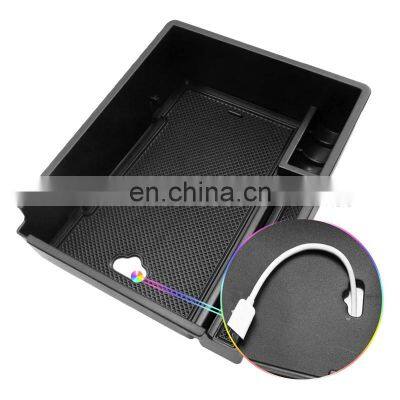 Interior Accessories Parts Silicone Armrest Rest Storage Box Center Control Console Organizer Tray For Hyundai Tucson Nx4 2022 photo-5