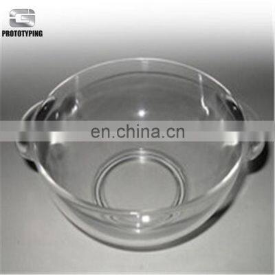 Clear 3d printing service SLA 3d Printing with transparent resin clear prototypes 3d printing