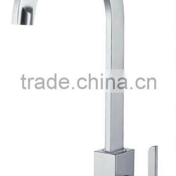 Deck Mounted Ceramic Valve Core Single Hole Contemporary Kitchen Sink Mixer Tap KL-3345