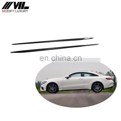 Carbon Fiber C238 Sport Side Skirts Trims for Mercedes Benz E-Class E200 E300 E500 Sport 17-18