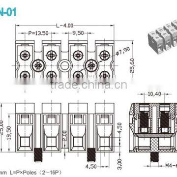 Panel Mount Terminal Blocks With Pitch 13.50mm 2 -16P photo-2