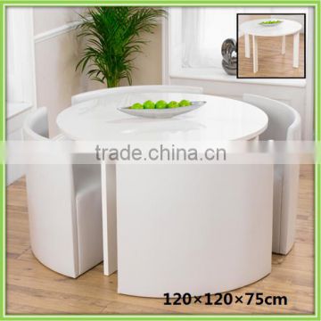 Wholesale Round Space Saving Chinese Dining Set