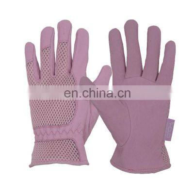 HANDLANDY Multipurpose leather garden working gloves driving gloves leather,pigskin gloves for women