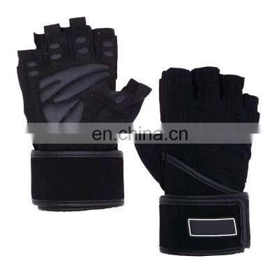 HANDLANDY Training Gym Exercise Fitness Gloves body building weight lifting gloves synthetic leather glove