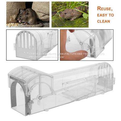 Humane Reusable Mouse Trap Cage Durable Lightweight Live Catch Rodent Trap photo-2