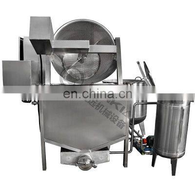 Machine French Fries Frying Machine High Efficiency Potato Chips Batch Fryer / Auto Stir Fry Machine