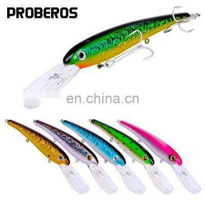 41G Plastic hard bait color optional Lures Fishing Wholesale 95mm 30g Heavy Sinking Minnow Lure