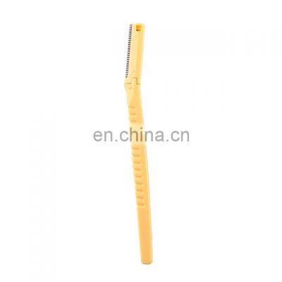 Biodegradable Eyebrow Razor Disposable safe eyebrow trimmer Hotels are commonly used  eyebrow razor