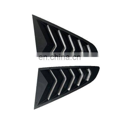 Honghang Manufacture Good Quality Products Side Rear Louvers For Mustang Gt Rear Window Louver 2015 2016 2017 2018 2019