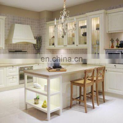 China Wholesale Custom Design White Solid Wood Kitchen Cabinets photo-5